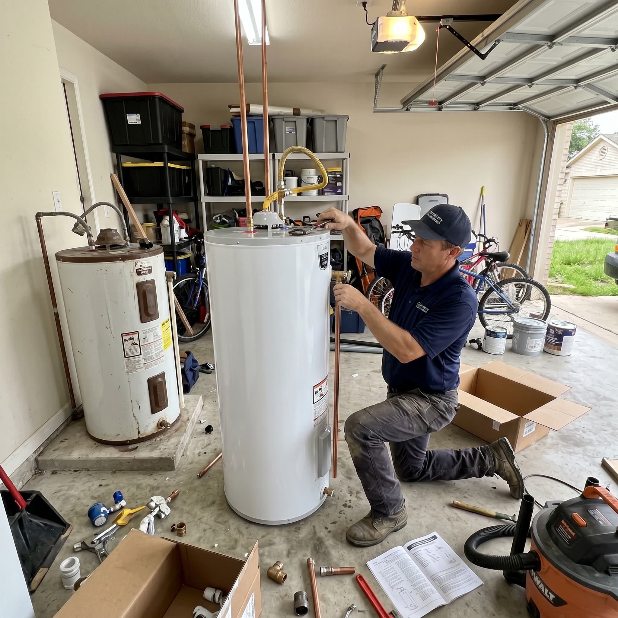 Photo: water heaters